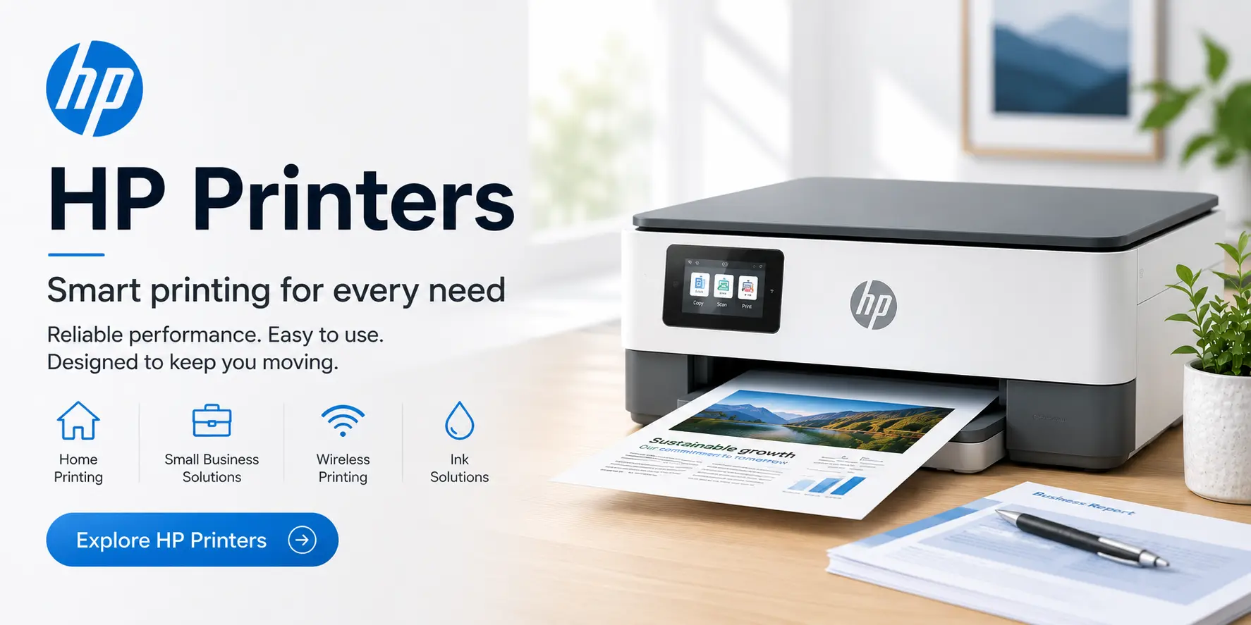 HP Printers Banner